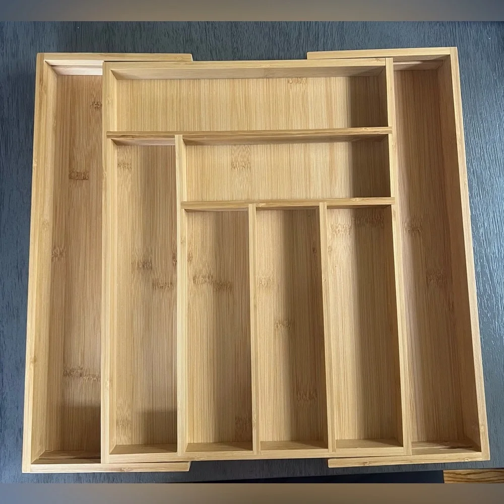 BAMBOO Natural Brown Storage Organizer